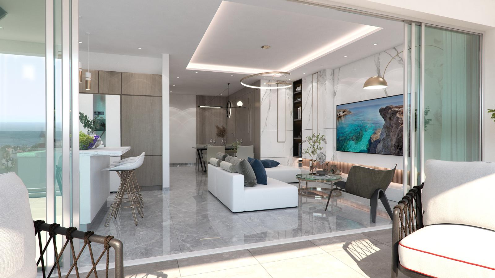 2 dormitorios Apartamento en Larnaca, Larnaka, Chipre No. 23300