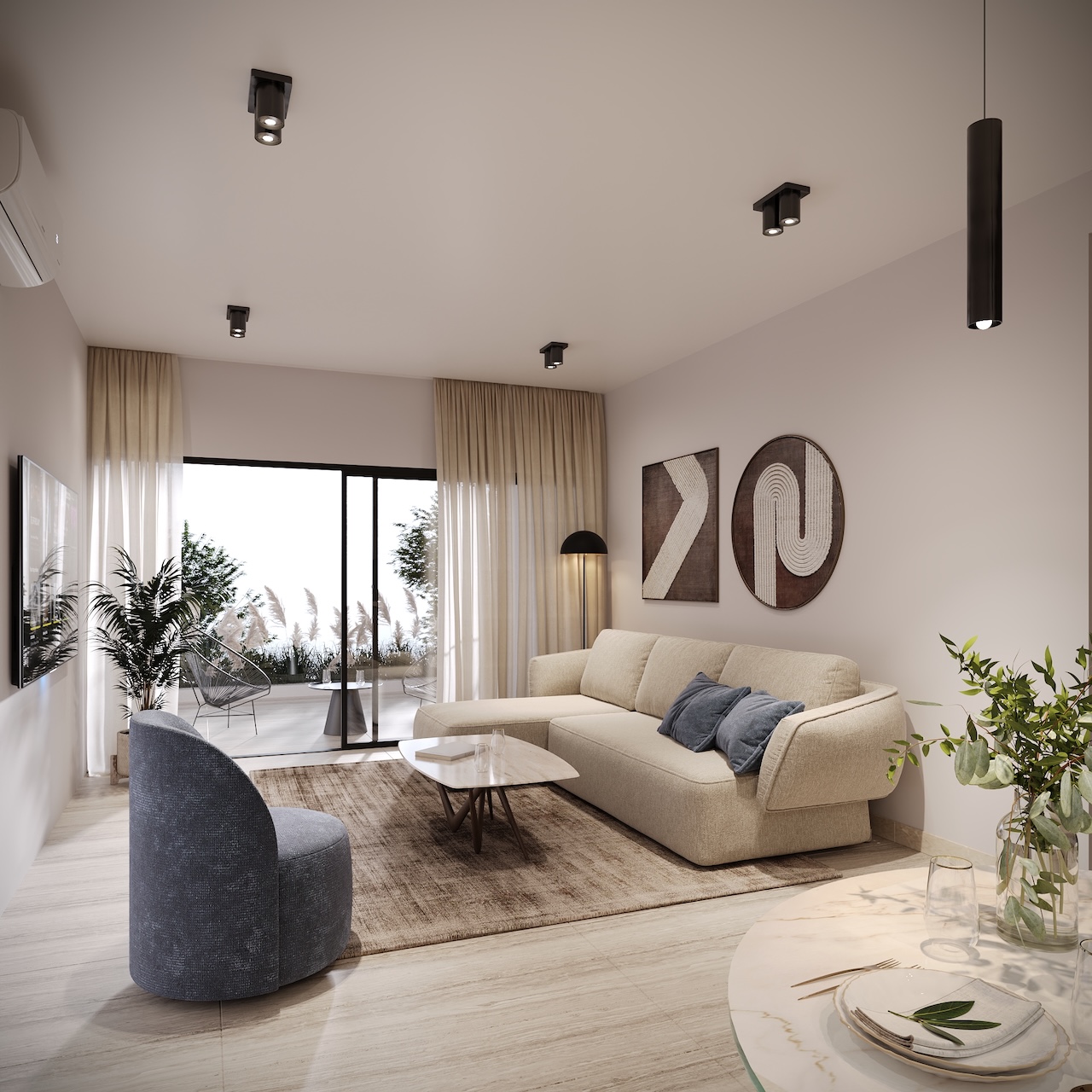 3 dormitorios Ático en Geroskípou, Paphos, Chipre No. 57244