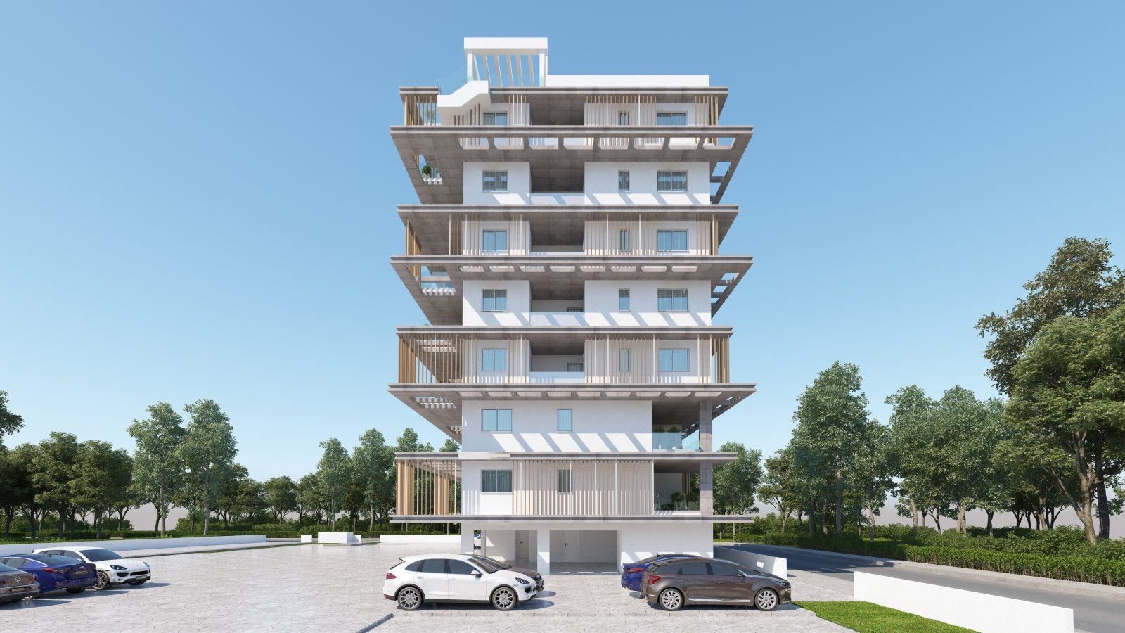 2 bedrooms Apartment in Larnaca, Larnaka, Cyprus No. 34047