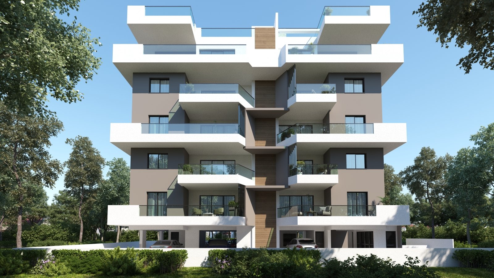Квартира с 2 спальнями в Ларнака, Кипр № 23322