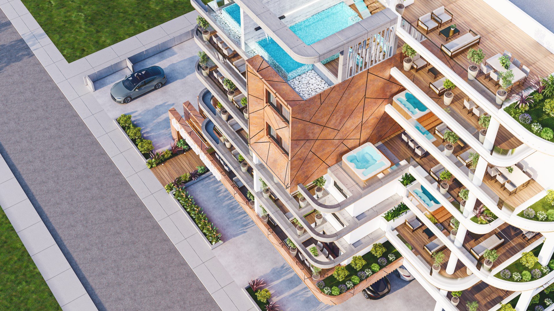 3 bedrooms Apartment in Larnaca, Larnaka, Cyprus No. 23292