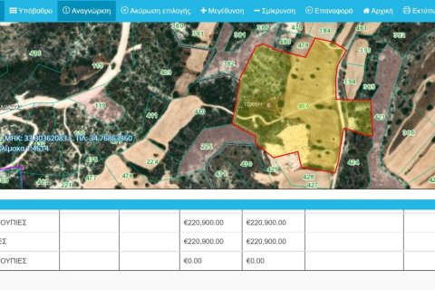 43312m2 Land in Tochni, Larnaka, Cyprus No. 40320
