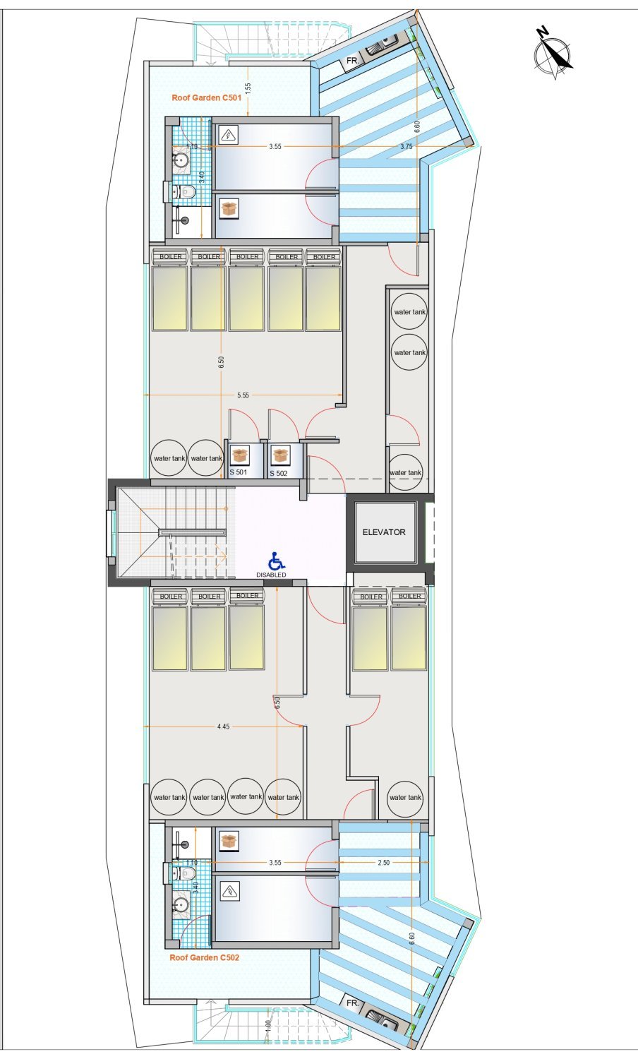 2 dormitorios Apartamento en Larnaca, Larnaka, Chipre No. 23356