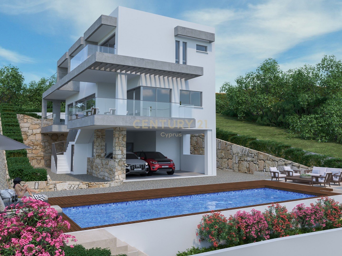 4 chambres Villa à Agios Athanasios, Limassol, Chypre No. 57555