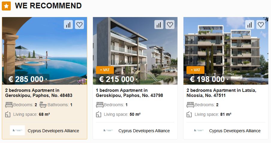 Property with Priority+, homepage