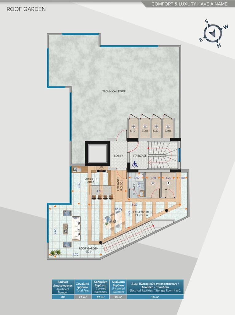 3 bedrooms Apartment in Larnaca, Larnaka, Cyprus No. 23323