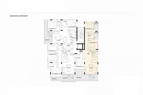 3 dormitorios Apartamento en Paphos, Chipre No. 57458