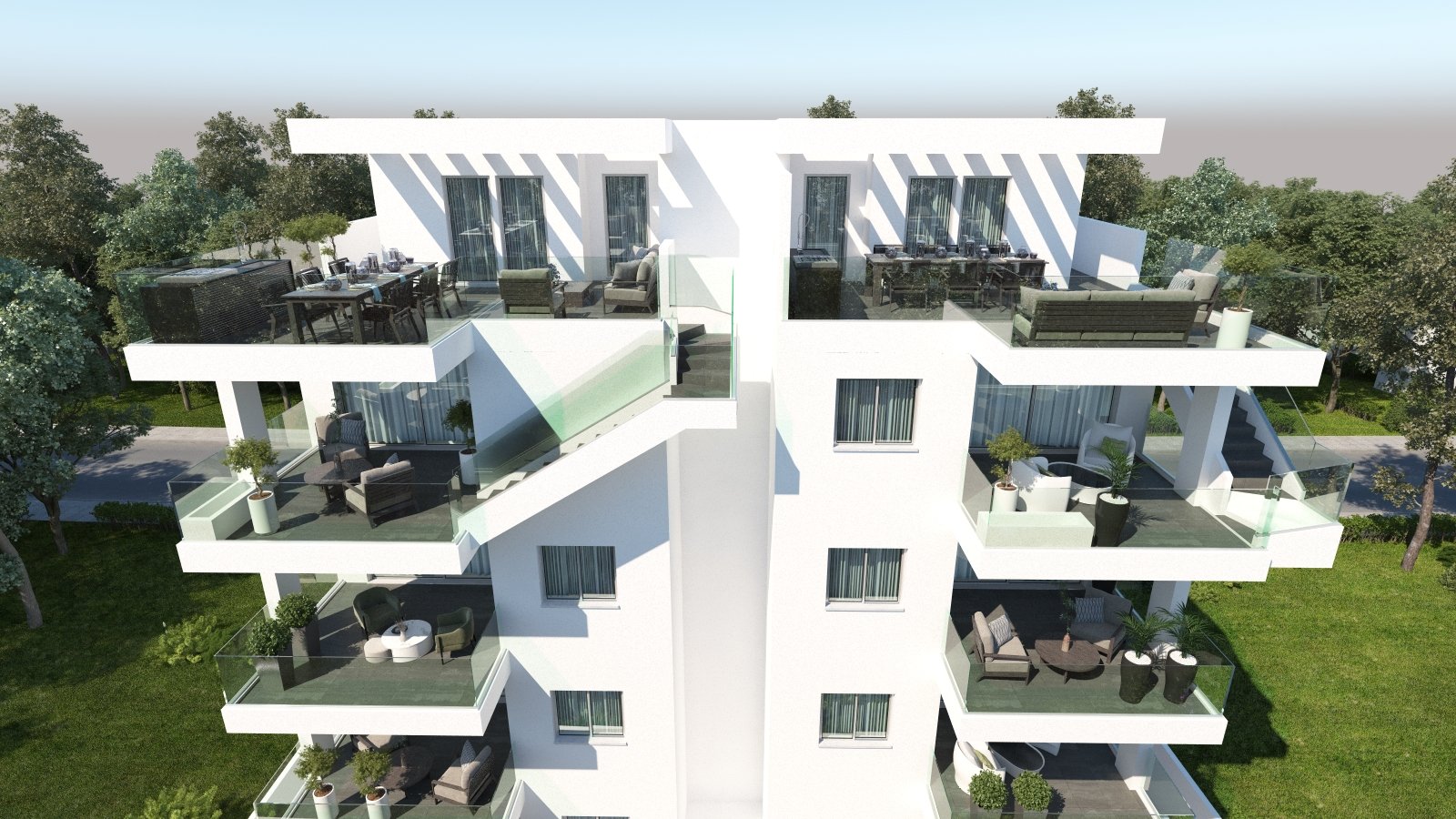 2 chambres Appartement à Larnaca, Larnaka, Chypre No. 23348