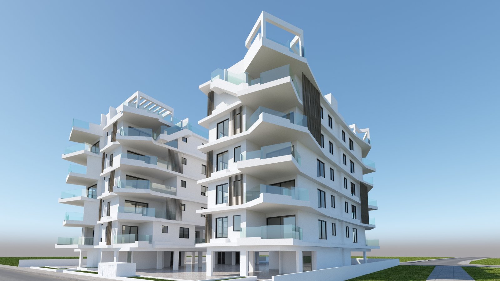2 chambres Appartement à Larnaca, Larnaka, Chypre No. 23354