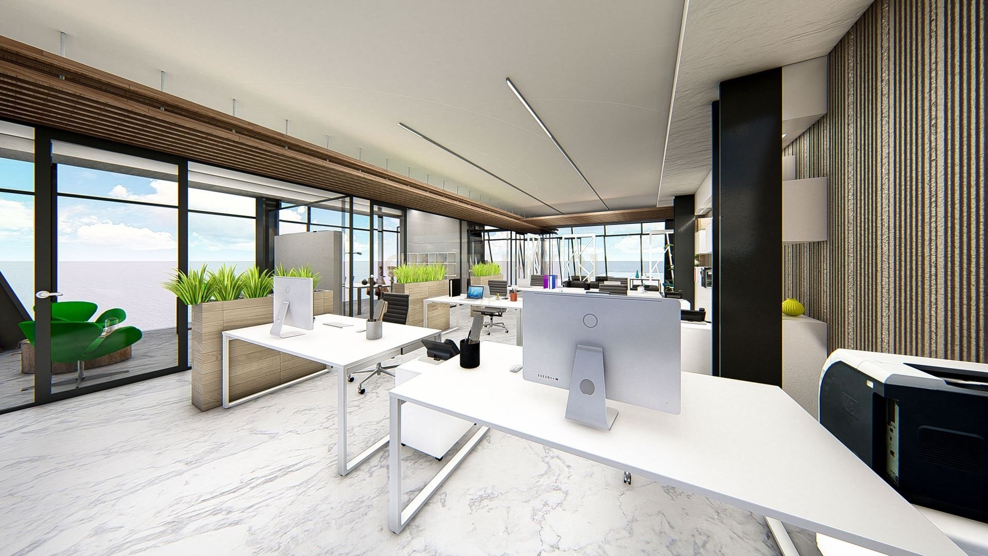225m2 Oficina en Kato Polemidia, Limassol, Chipre No. 54222
