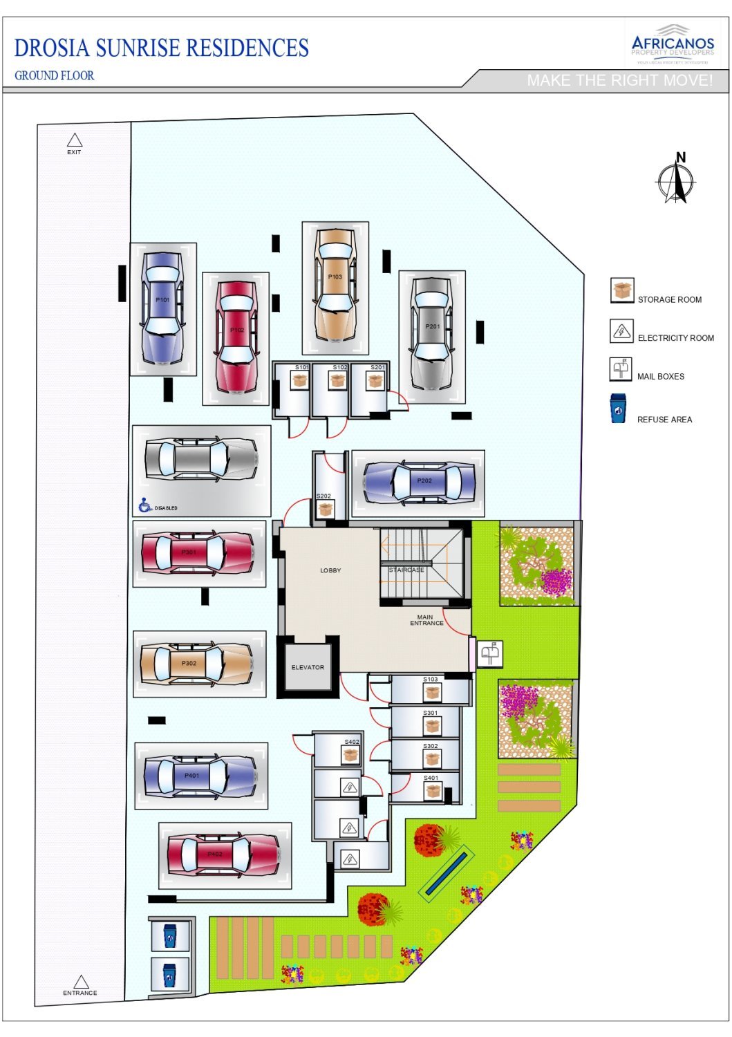 2 bedrooms Apartment in Larnaca, Larnaka, Cyprus No. 23345