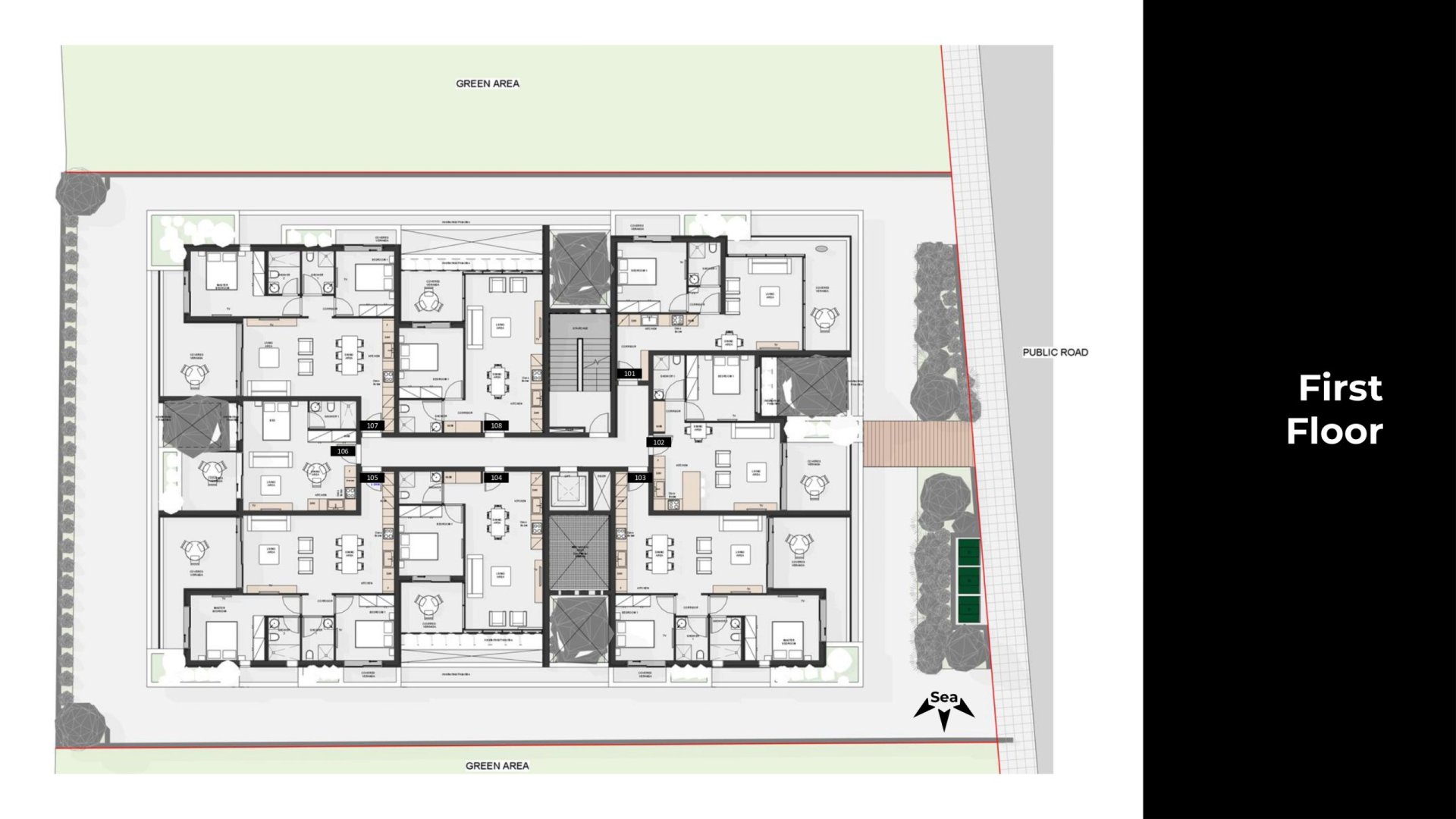 1 dormitorio Apartamento en Paphos, Chipre No. 57461