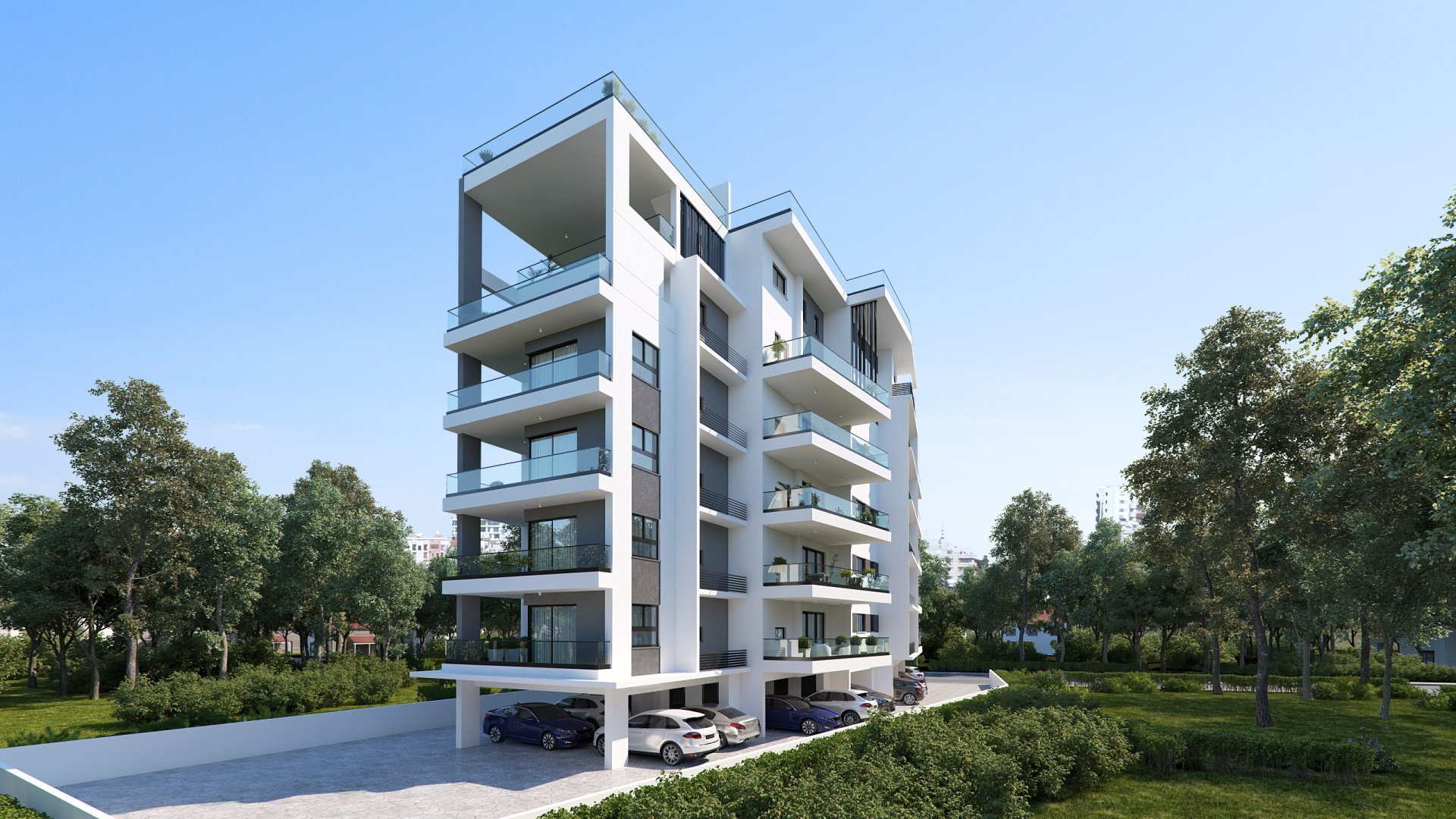 Квартира с 2 спальнями в Ларнака, Кипр № 34033