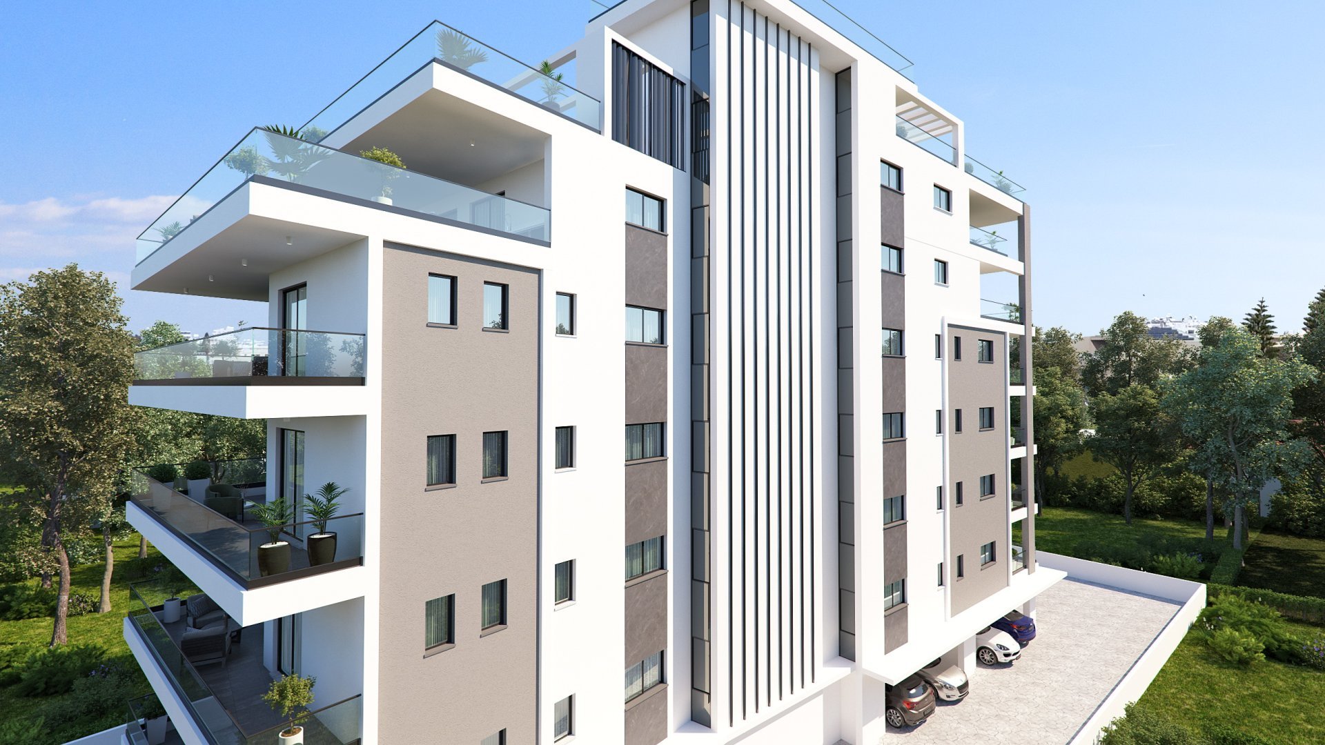 Квартира с 2 спальнями в Ларнака, Кипр № 34033