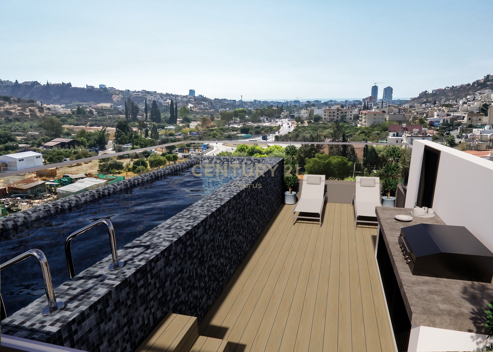 2 bedrooms Penthouse in Mersinies, Germasogeia, Limassol, Cyprus No. 53583