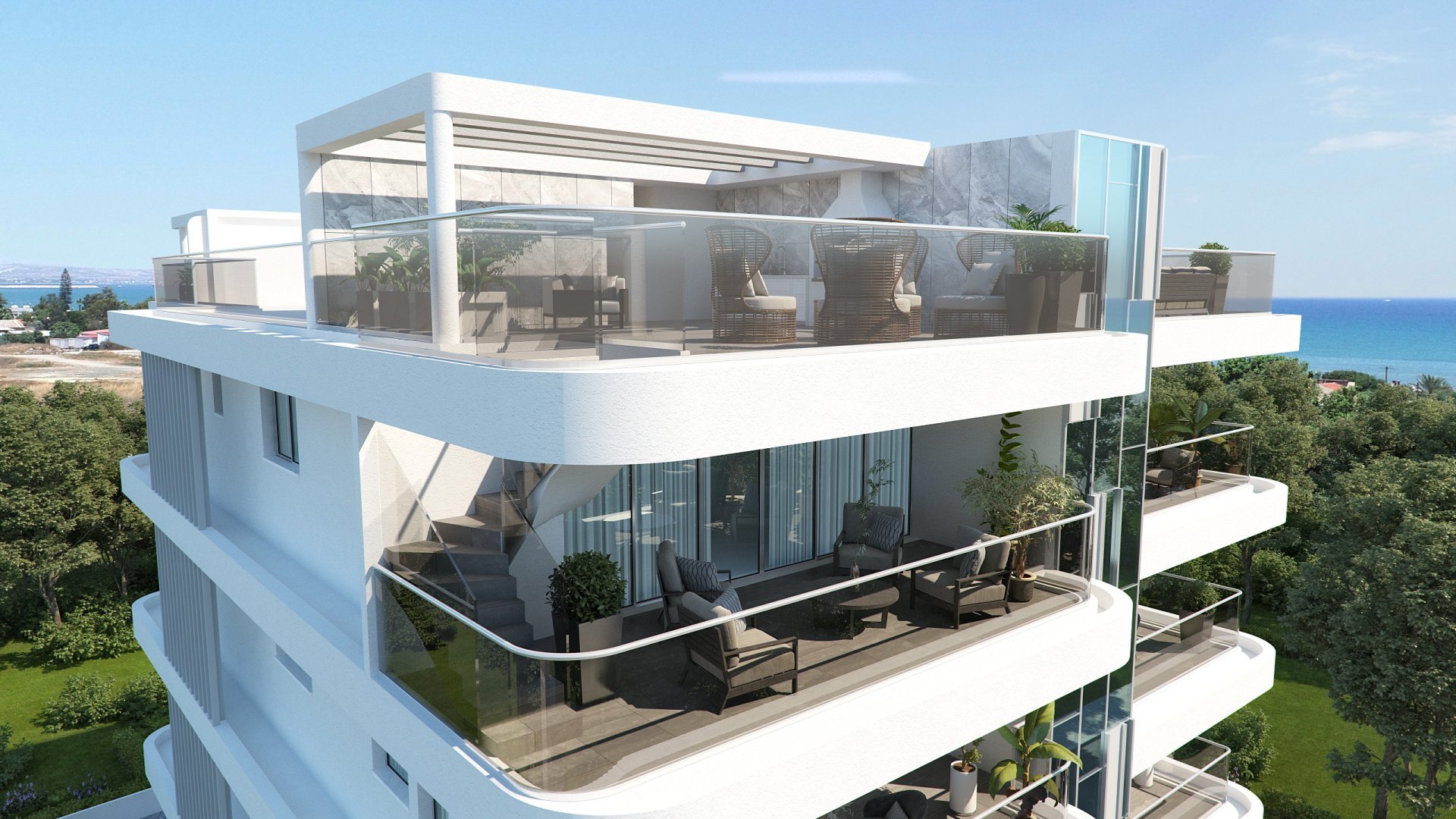 2 bedrooms Penthouse in Larnaca, Larnaka, Cyprus No. 33871