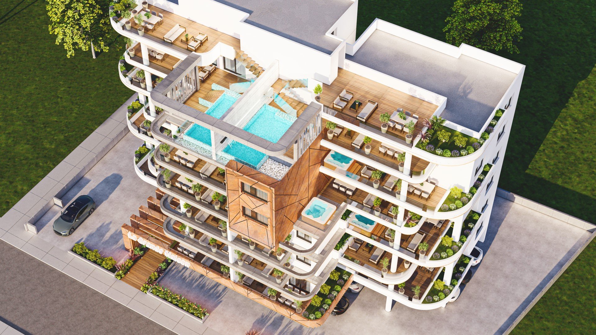 2 bedrooms Apartment in Larnaca, Larnaka, Cyprus No. 23291