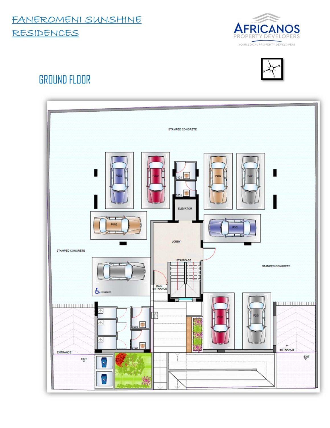 2 chambres Appartement à Larnaca, Larnaka, Chypre No. 23348