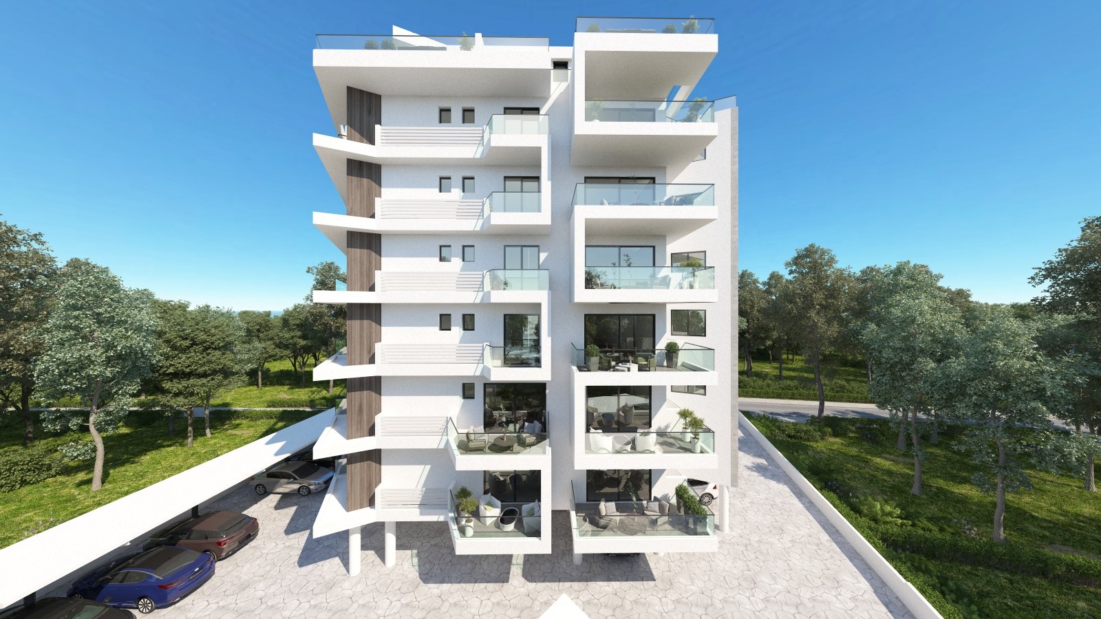 2 dormitorios Apartamento en Larnaca, Larnaka, Chipre No. 23308