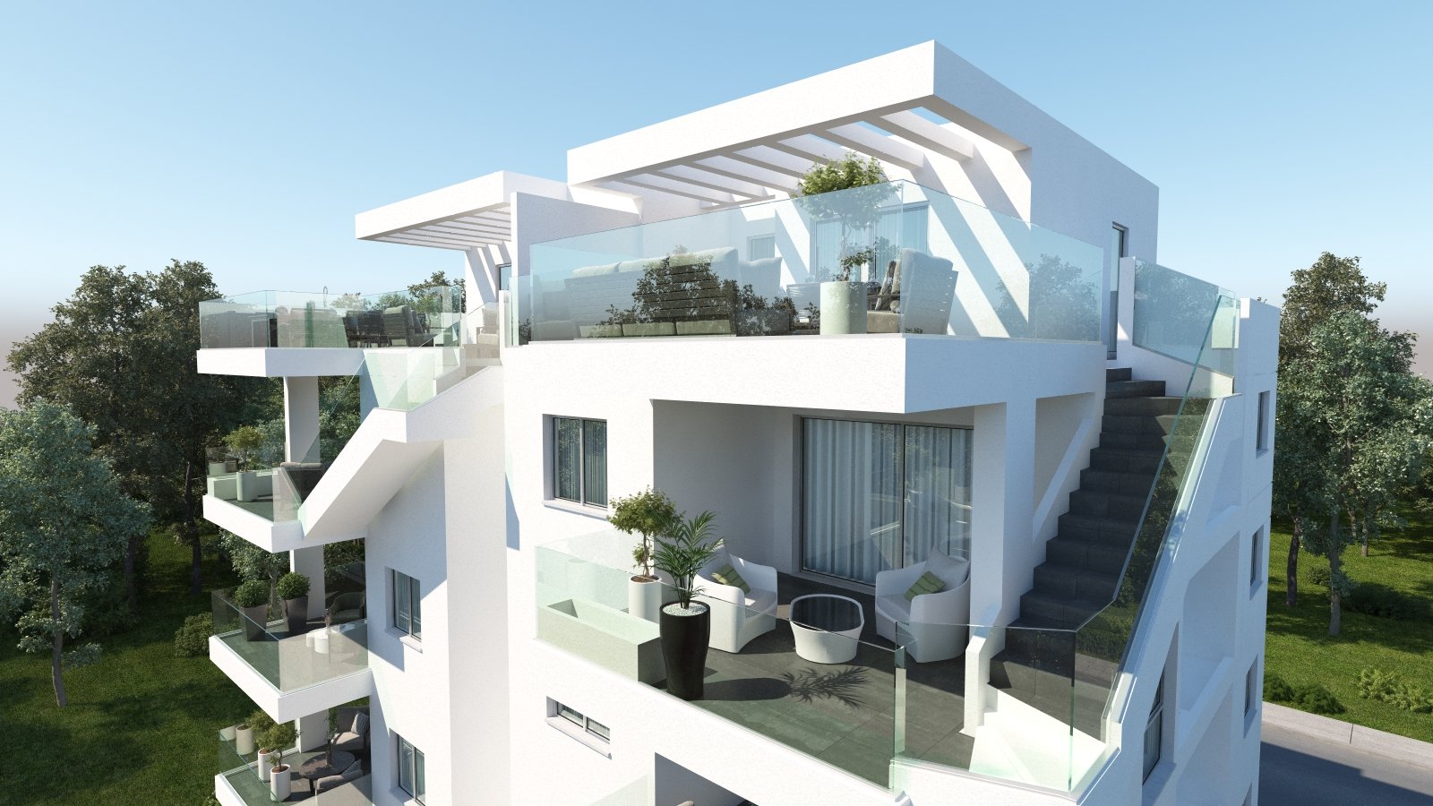 2 chambres Appartement à Larnaca, Larnaka, Chypre No. 23348