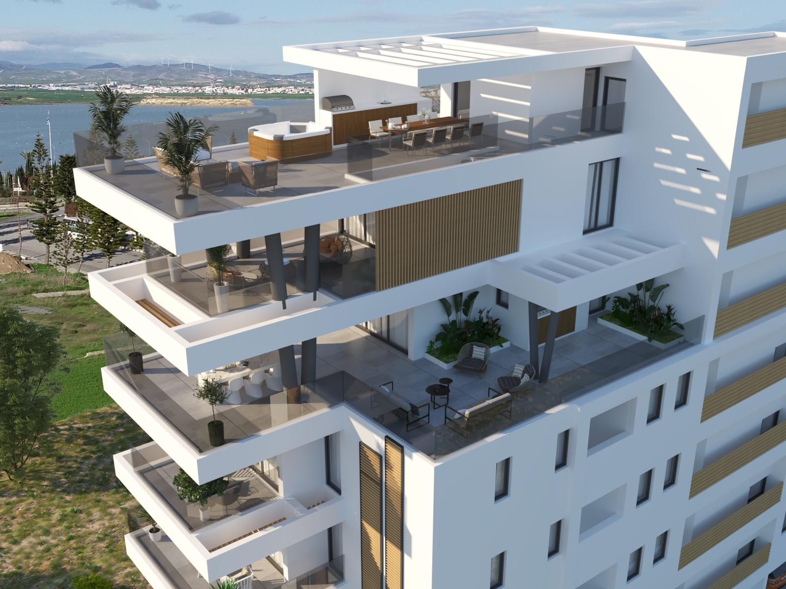 3 bedrooms Penthouse in Larnaca, Larnaka, Cyprus No. 33870