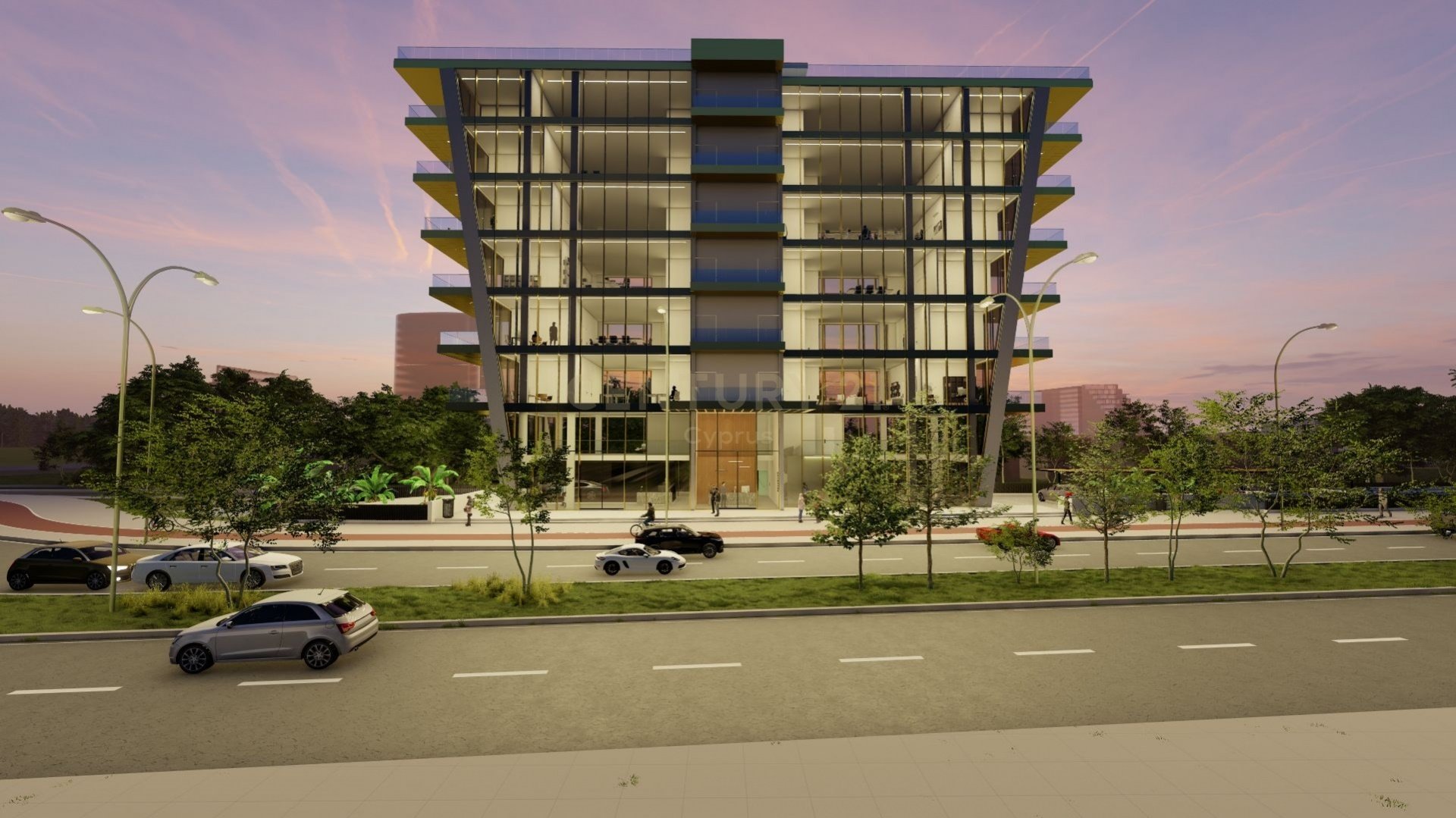 225m2 Oficina en Kato Polemidia, Limassol, Chipre No. 54222