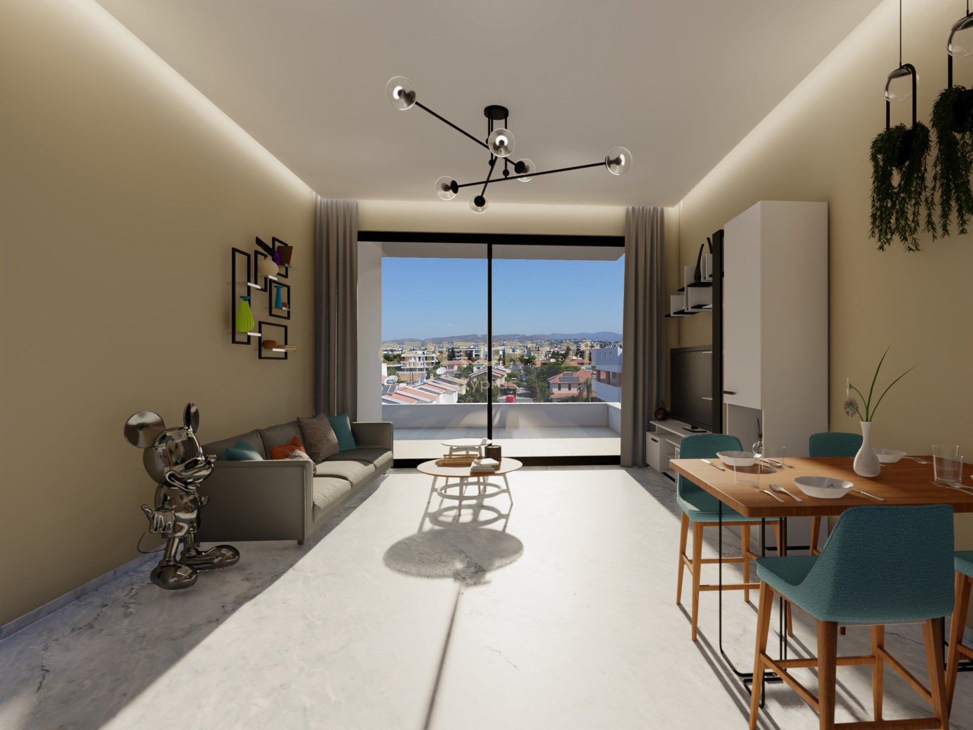 1 dormitorio Apartamento en Germasogeia, Limassol, Chipre No. 54132