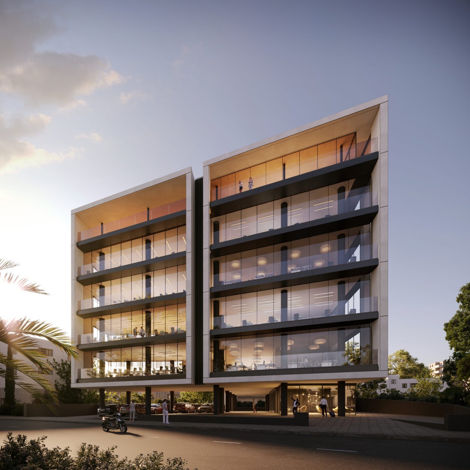 437.7m2 Oficina en Mesa Geitonia, Limassol, Chipre No. 23894