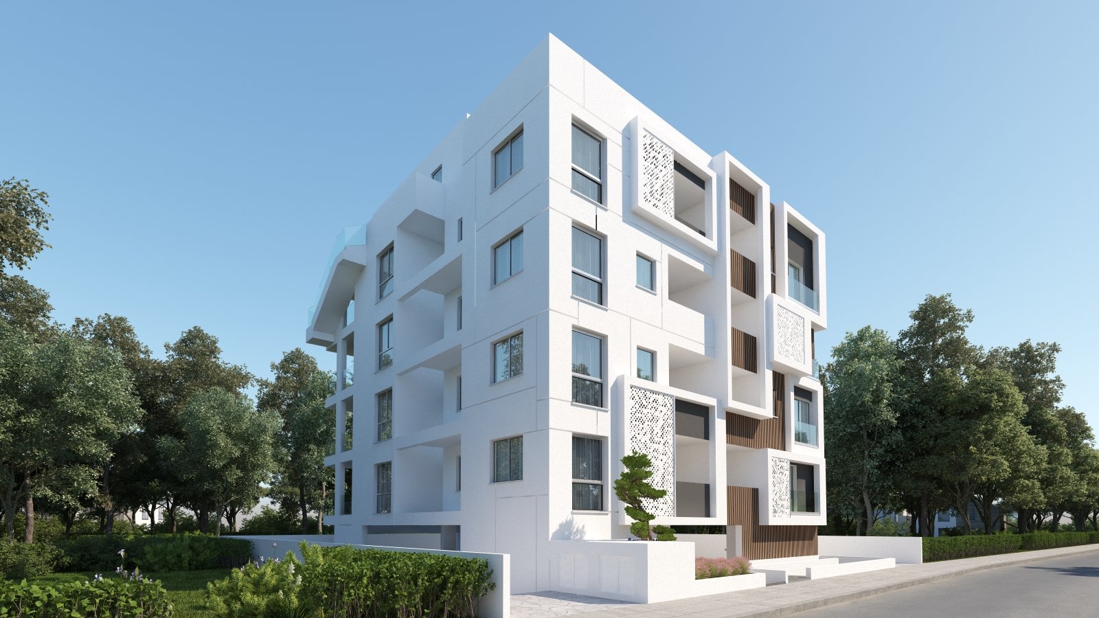 Квартира с 2 спальнями в Ларнака, Кипр № 23349