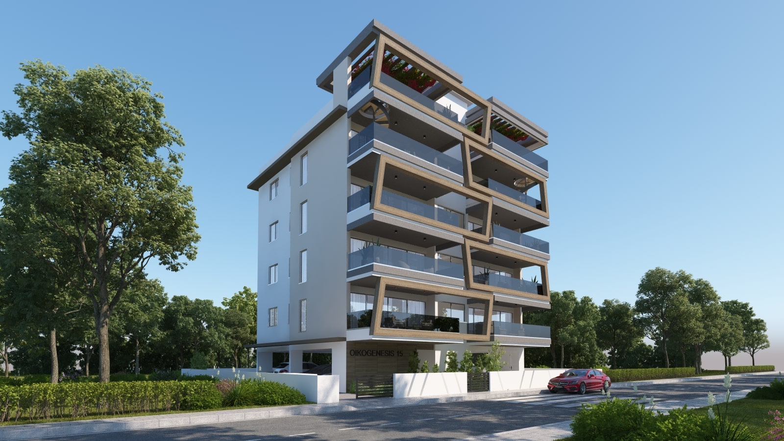 Квартира с 2 спальнями в Никосия, Кипр № 23369
