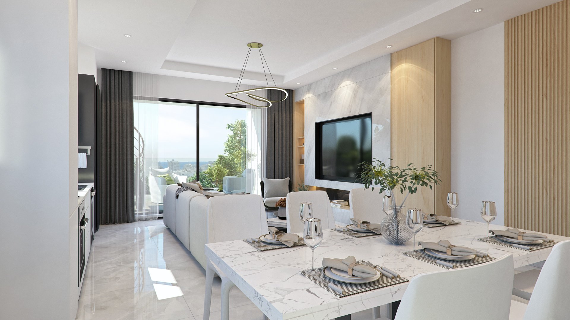 3 bedrooms Apartment in Oroklini, Larnaka, Cyprus No. 33523