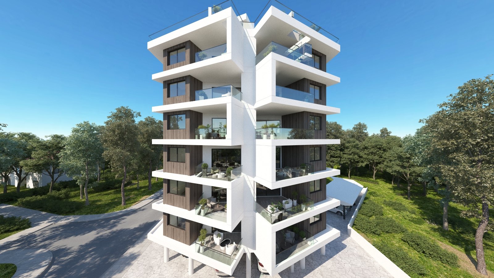 2 dormitorios Apartamento en Larnaca, Larnaka, Chipre No. 23308