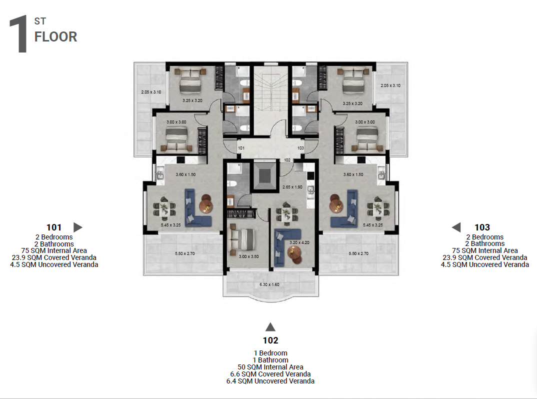 2 bedrooms Apartment in Agios Athanasios, Limassol, Cyprus No. 33535