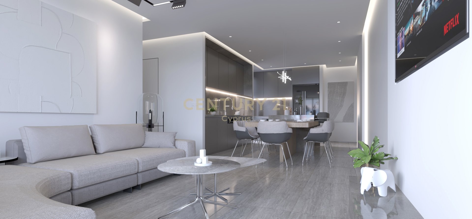Квартира с 2 спальнями в Арадипу, Ларнака, Кипр № 53501