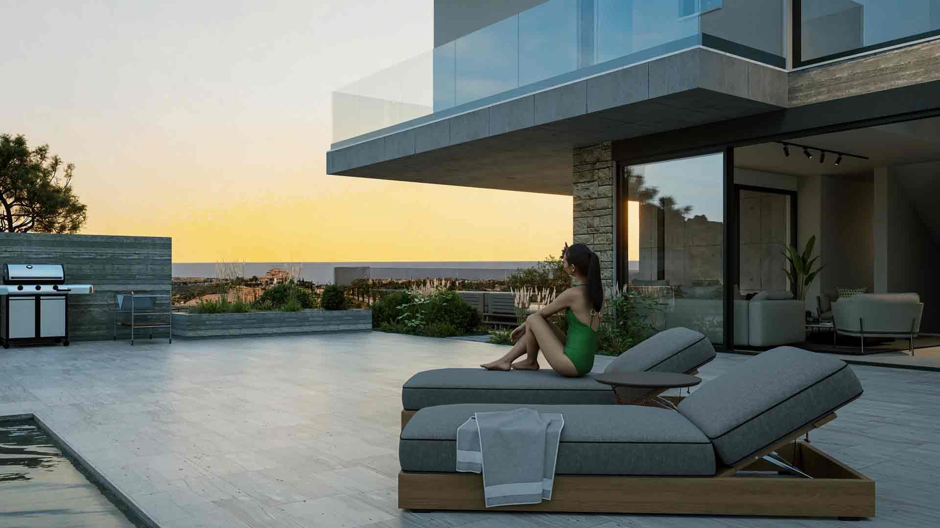 Вилла с 4 спальнями в Aphrodite Hills, Куклия, Пафос, Кипр № 56341