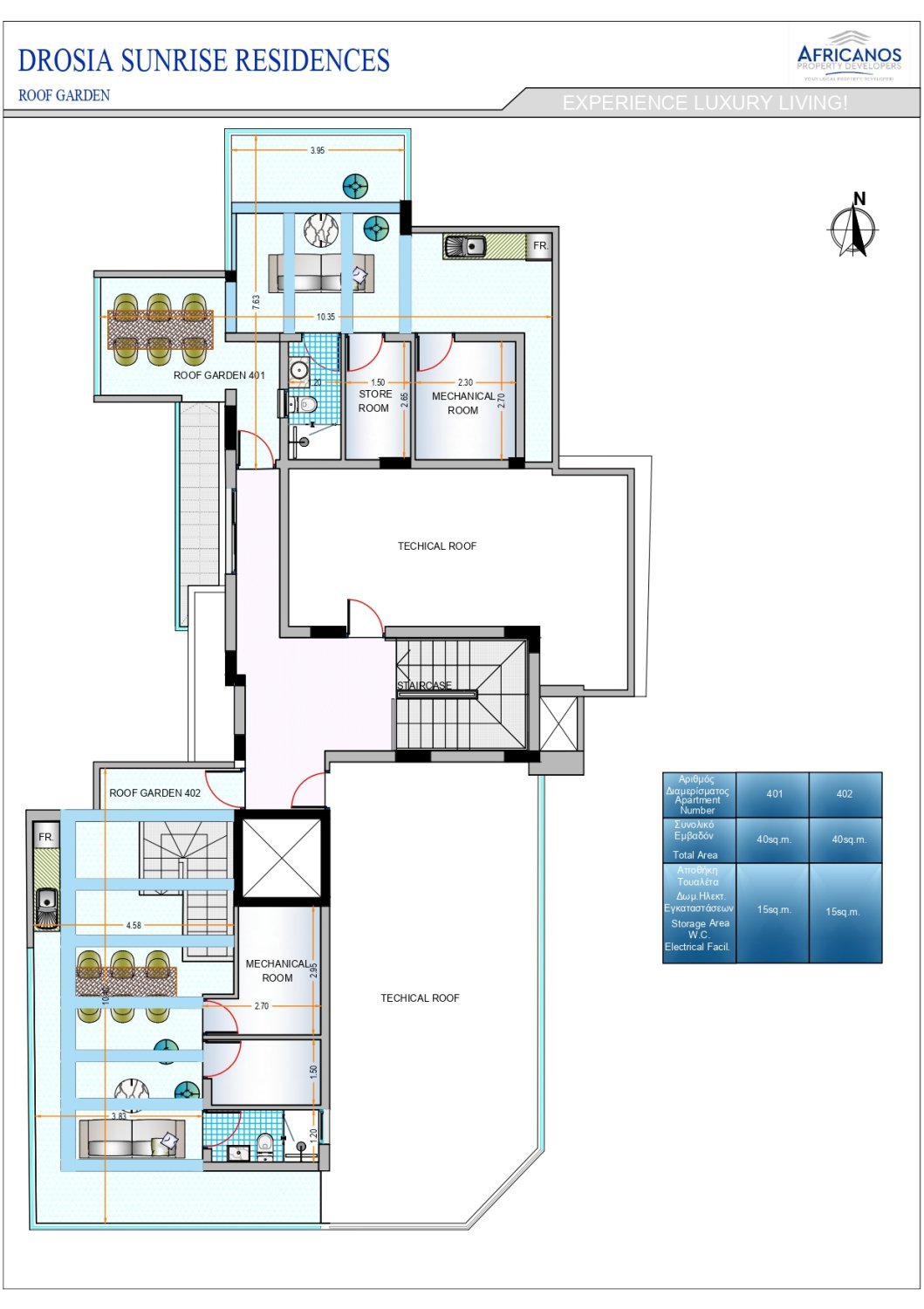 2 bedrooms Apartment in Larnaca, Larnaka, Cyprus No. 23347