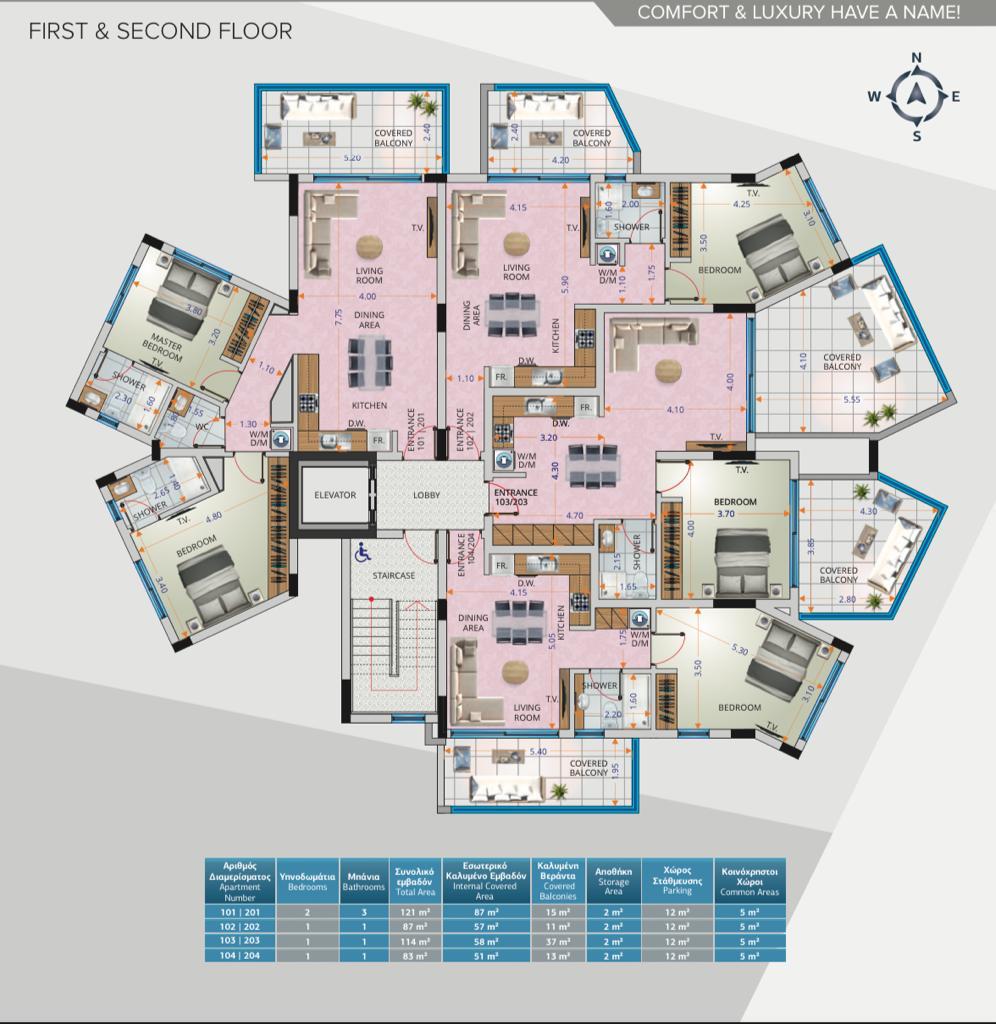 1 bedroom Apartment in Larnaca, Larnaka, Cyprus No. 23303