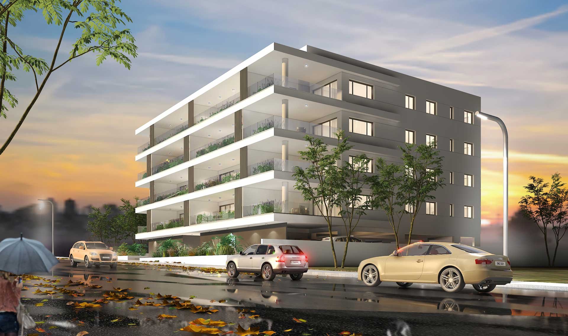 2 bedrooms Apartment in Strovolos, Nicosia, Cyprus No. 23399
