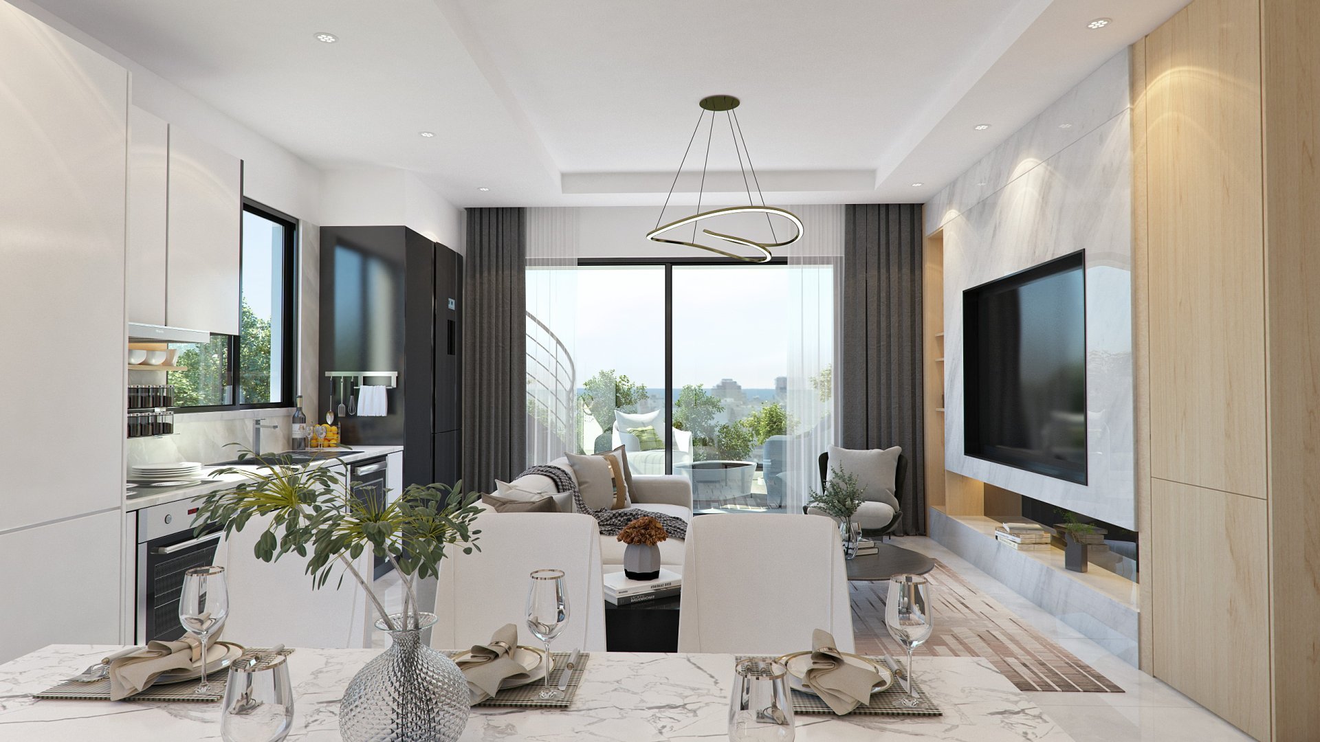 3 bedrooms Apartment in Oroklini, Larnaka, Cyprus No. 33523