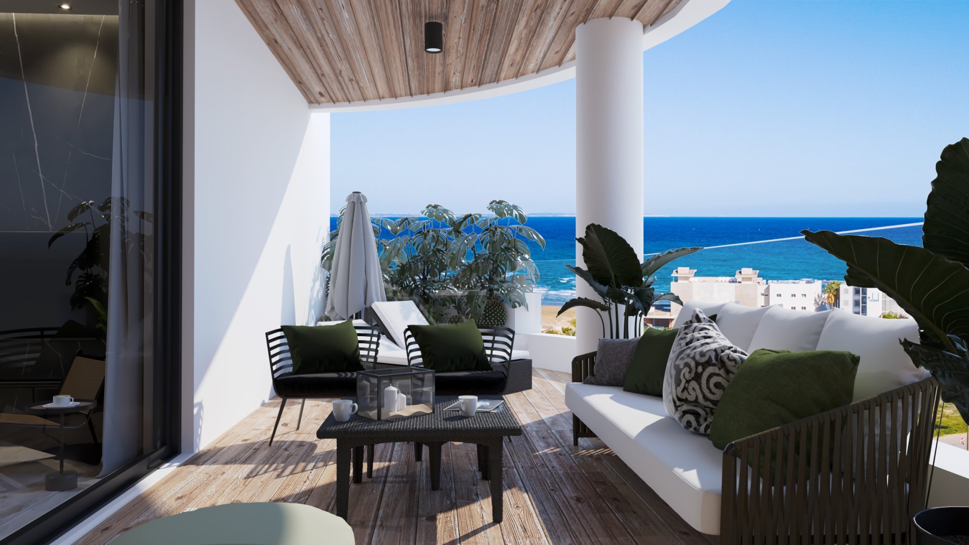 1 dormitorio Apartamento en Larnaca, Larnaka, Chipre No. 23290