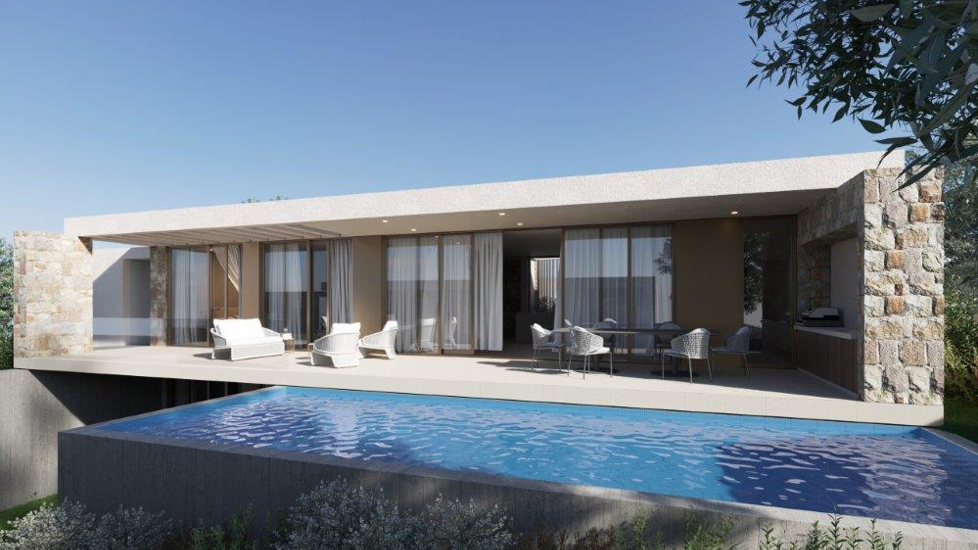4 chambres Villa à Sea Caves, Pegeia, Paphos, Chypre No. 29454
