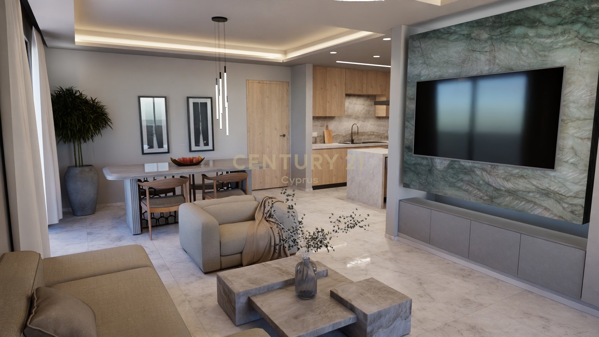 3 chambres Penthouse à Ypsonas, Limassol, Chypre No. 55025