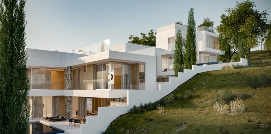 Вилла с 4 спальнями в Лимассол, Лимасол, № 38455