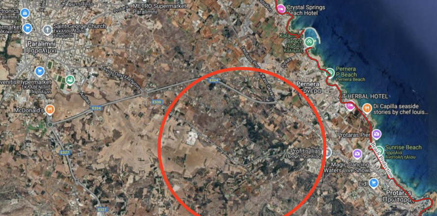 10235m2 Land in Paralimni, Ammochostos,  No. 40529