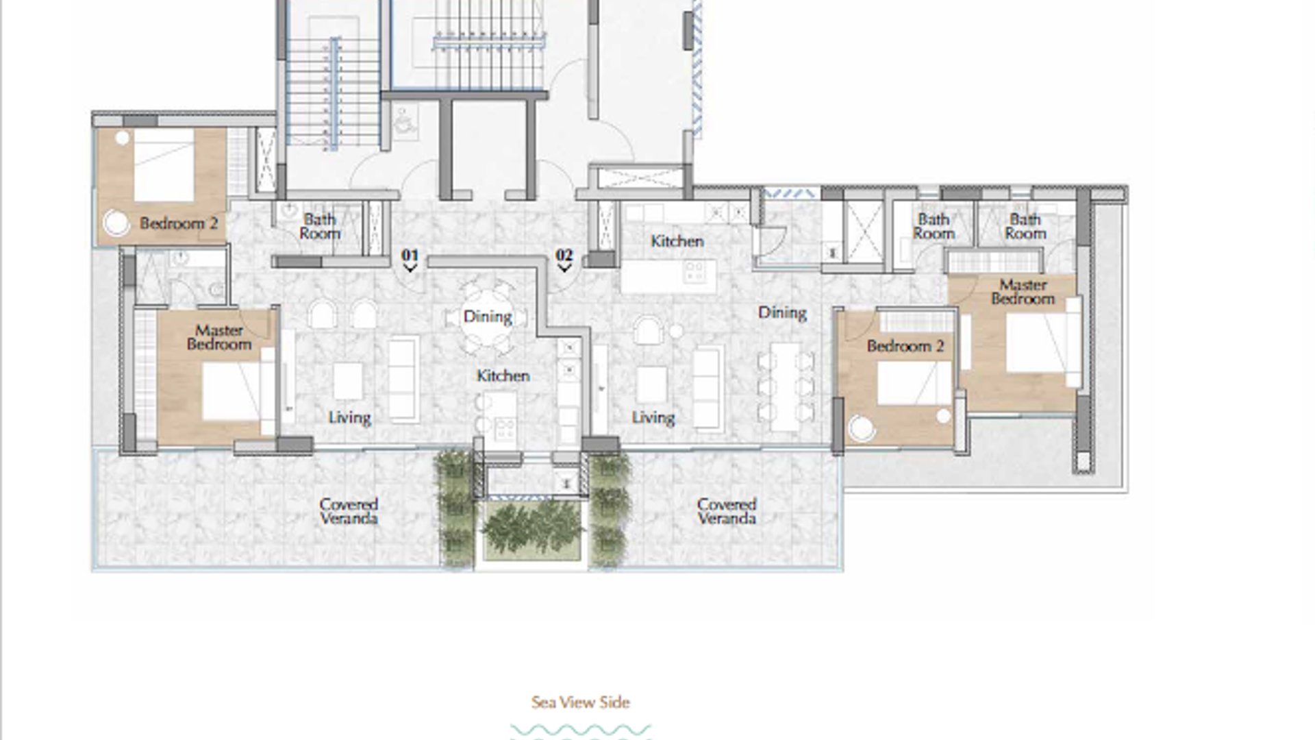 3 chambres Appartement à Mouttagiaka, Limassol, Chypre No. 28768