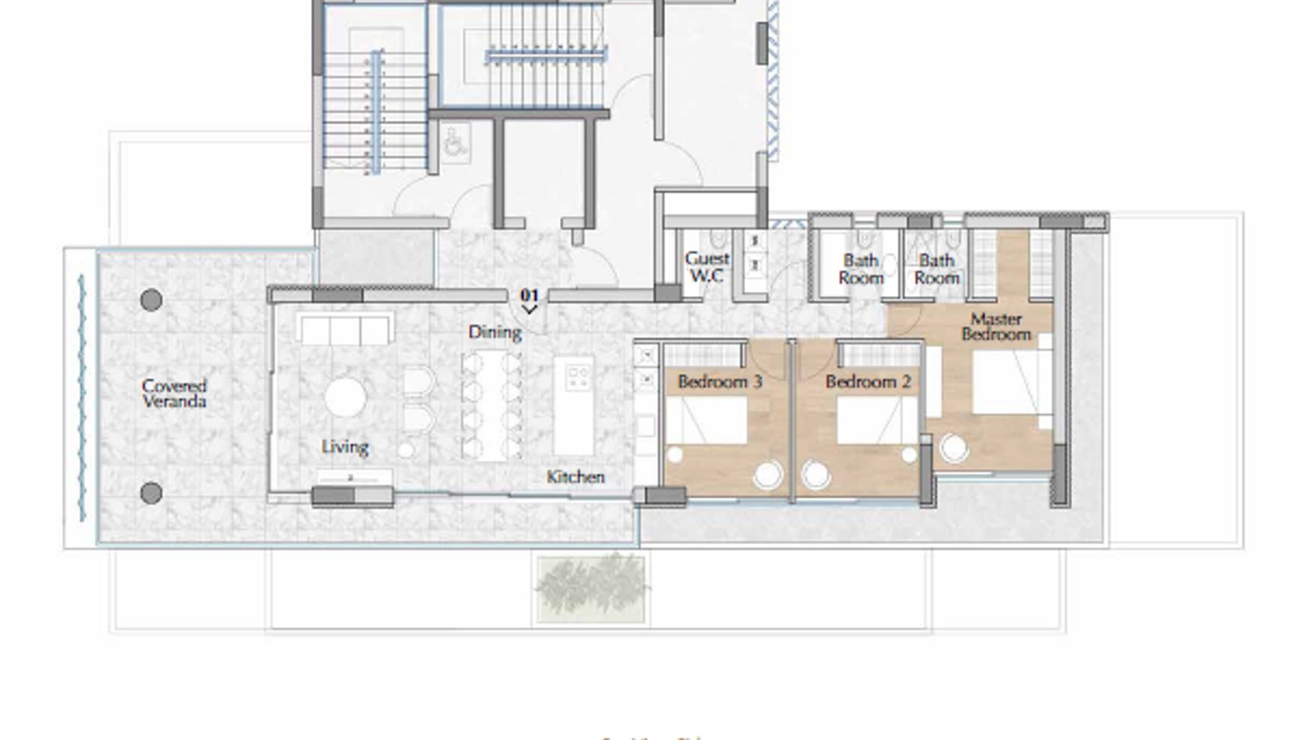 3 chambres Appartement à Mouttagiaka, Limassol, Chypre No. 28769