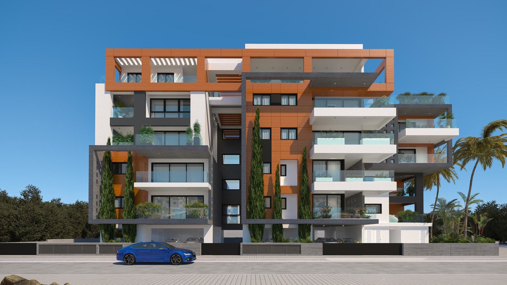 4 bedrooms Penthouse in Tsiflikoudia, Limassol, Cyprus No. 28213