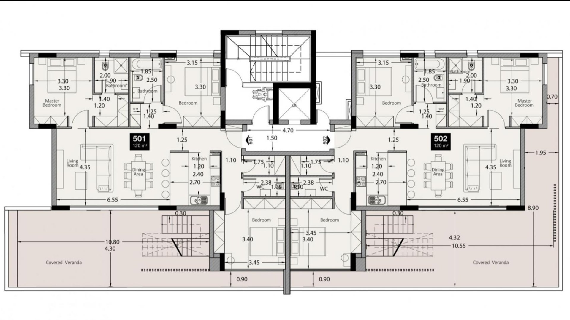 3 bedrooms Penthouse in Potamos tis Germasogeias, Germasogeia, Limassol, Cyprus No. 28892
