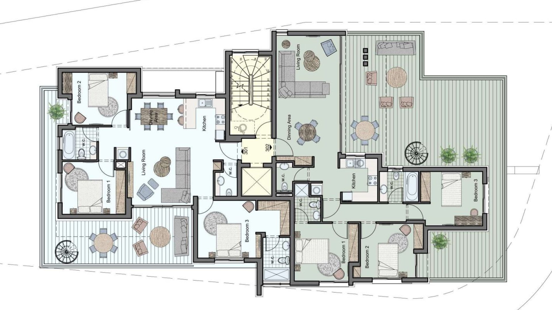 2 chambres Appartement à Limassol, Chypre No. 26360