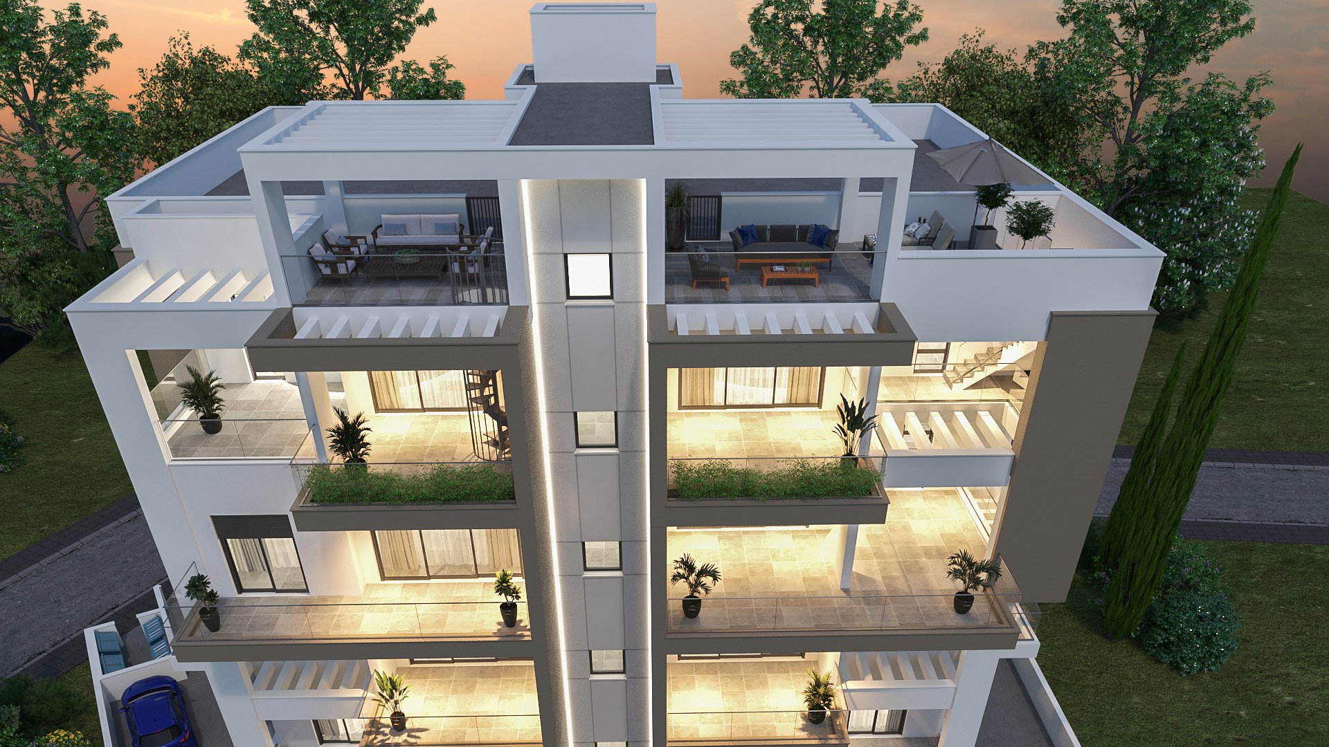 3 chambres Appartement à Mesa Geitonia, Limassol, Chypre No. 26439